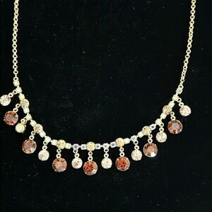 Gold Statement necklace.